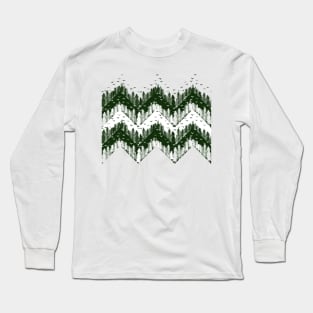 forest chevron Long Sleeve T-Shirt